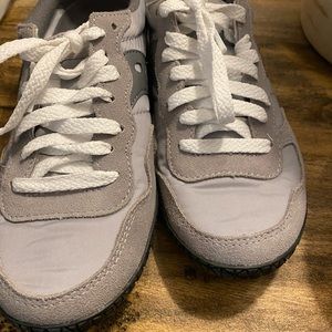 Saucony Grey and White sneakers